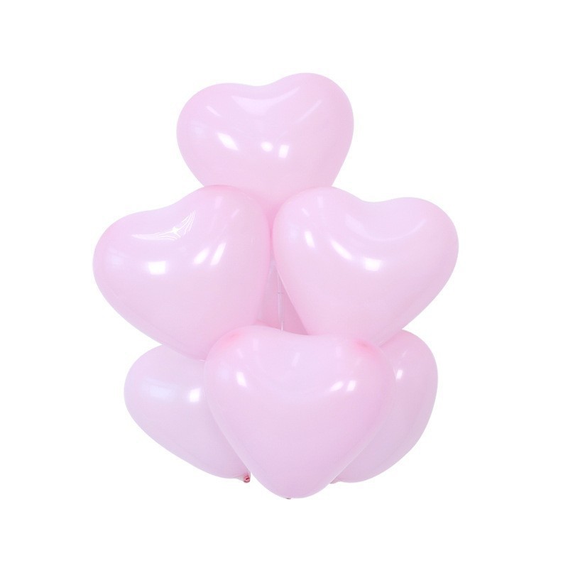 Macaron thickened confession love balloon heart-shaped wedding room…