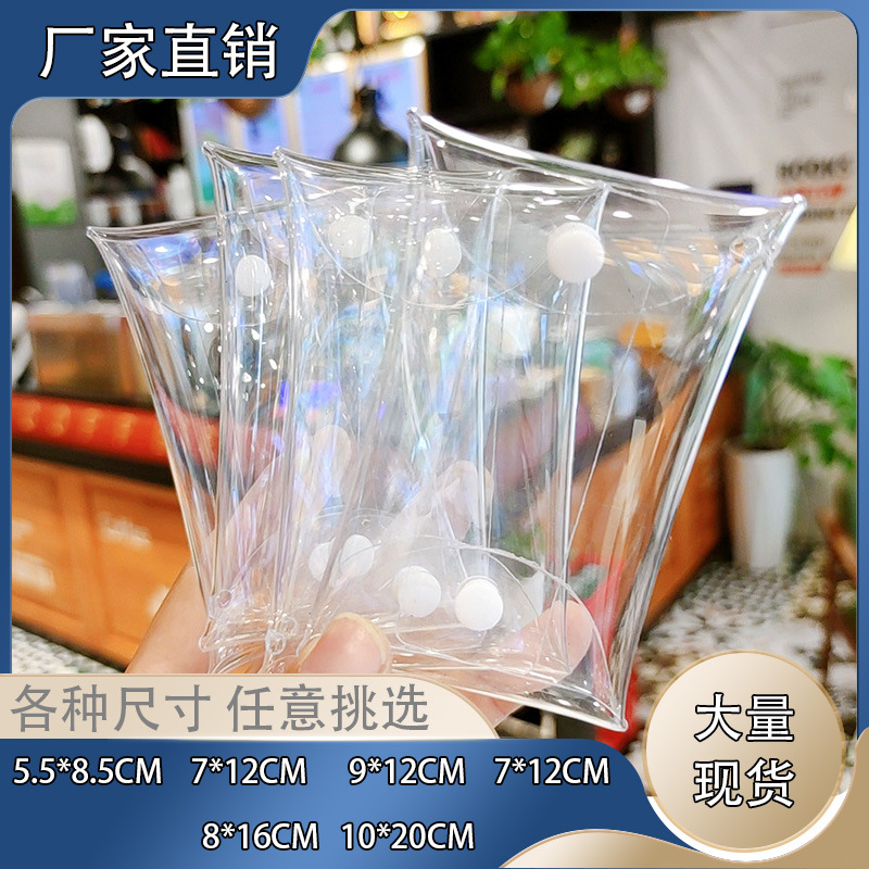 Waler bag PVC blind box cartoon doll bag change transparent trinket charging cable bag headphones lipstick key collection