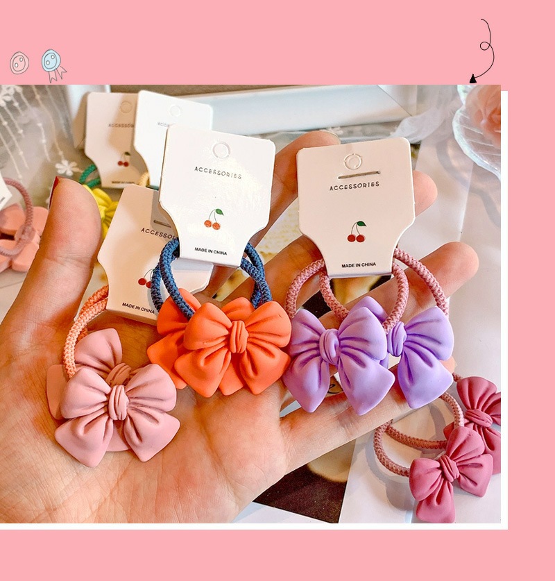 bowknot hair rope for children