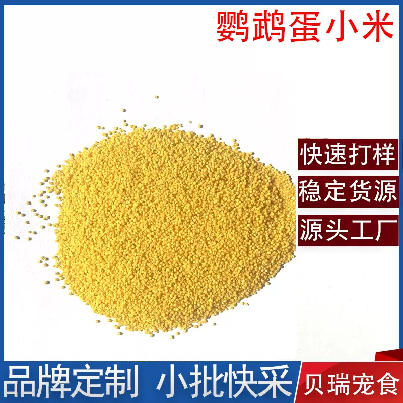 鹦鹉饲料 鹦鹉蛋小米断奶鸟粮虎皮玄凤小太阳粮食 鹦鹉营养蛋小米