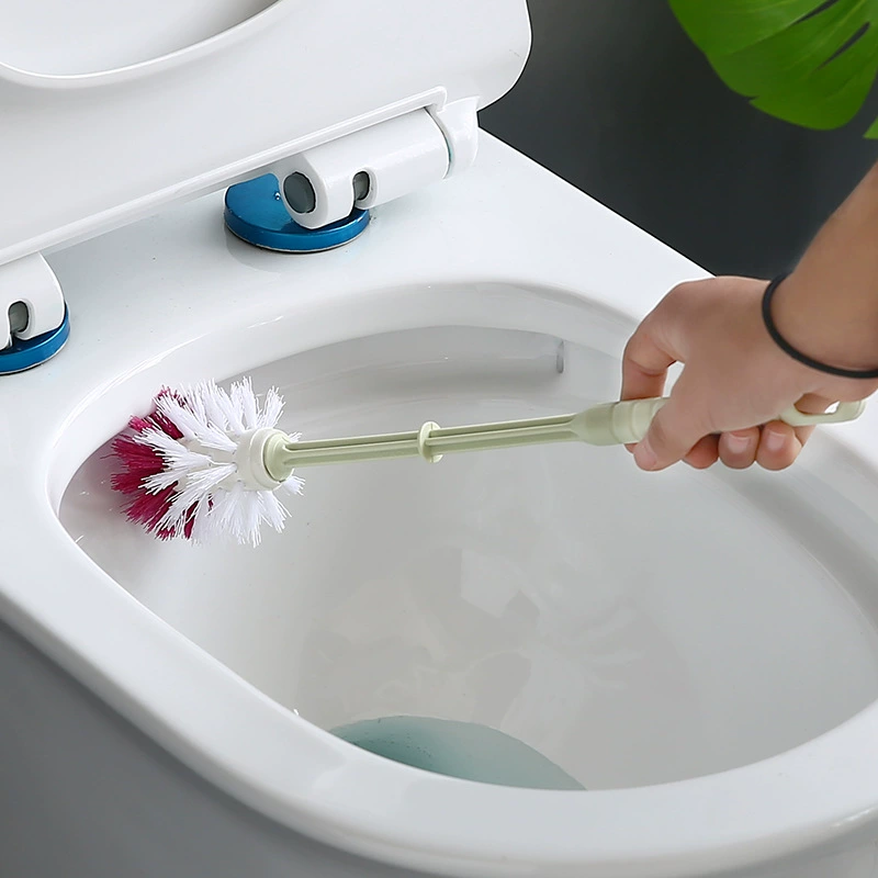Long double-sided toilet, hygienic brush for home use