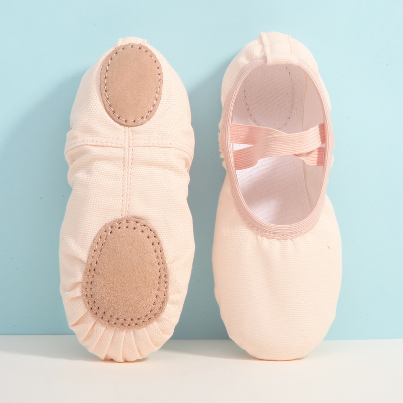 Zapatos de baile para niños sin cordones zapatos de baile para adultos de ballet de fondo suave para interiores práctica de baile zapatos de yoga zapatos de garra de gato para mujeres