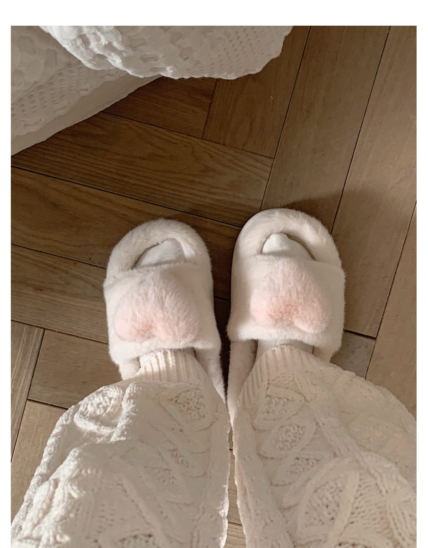 Scarpe da casa da donna morbide e traspiranti leggere e regolabili primaverili in velluto_voghion.com