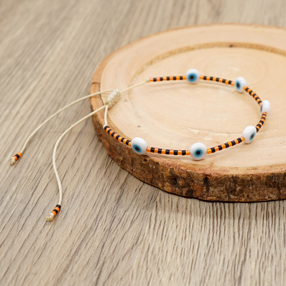 Simple Style Eye Glass Beaded Bracelets