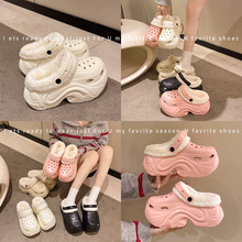 �ӽq�߸�10CM����ЬŮ�⴩����������߱�ů�ɲ�жë�q����Ь����