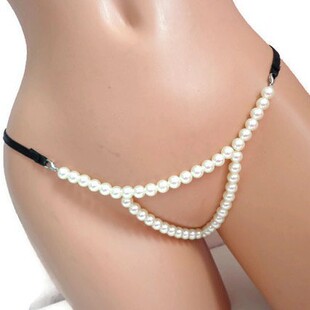 European and American style performance performance with beads making women's low thong belt jewelry multi-color optional