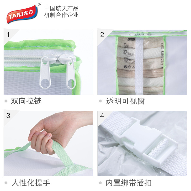 Taili ropa de ropa caja de almacenamiento edredón hogar cama inferior caja de tela bolsa de compresión de vacío hogar organizar almacenamiento