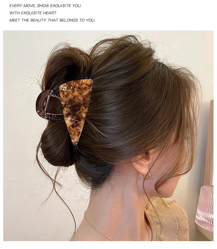 2026 elegante Haarklammer für Frauen, großes Volumen, Haarnadel für den Hinterkopf, mittlere Haarklemme Haiformat, Haarklemme