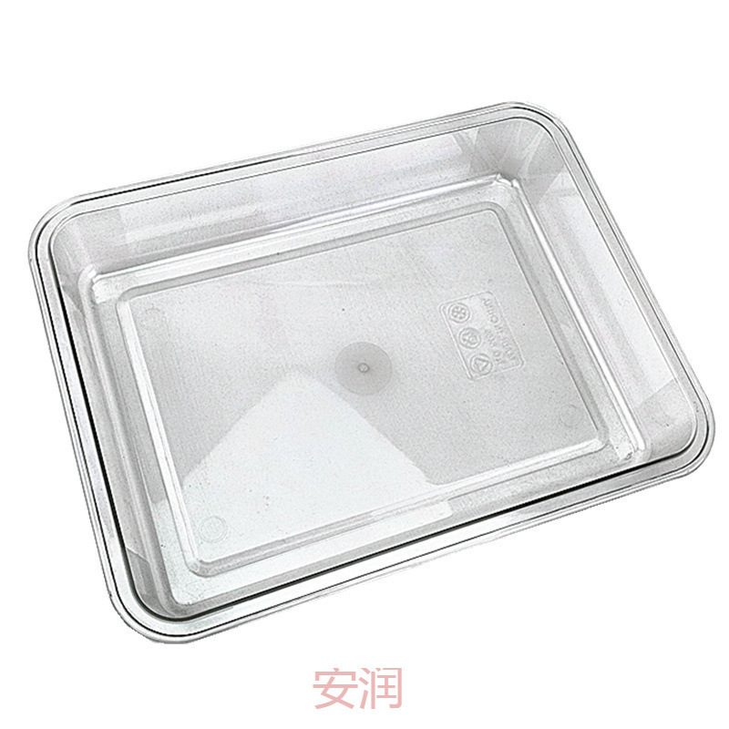 アクリル透明ハーブ野菜冷菜ディッシュディスプレイトレイ商業調理食品トレイプラスチックボックスプレート長方形|undefined