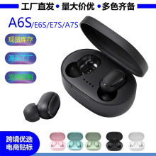 跨境专供A6SE7S蓝牙耳机马卡龙色双耳迷你运动无线耳机TWS5.3