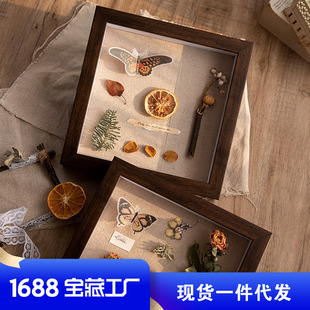 Photo Frame Couple Handmade Birthday Gift Moon Commemorative Frame Astronaut Gift Dried Flowers diy Photo Frame Set Table