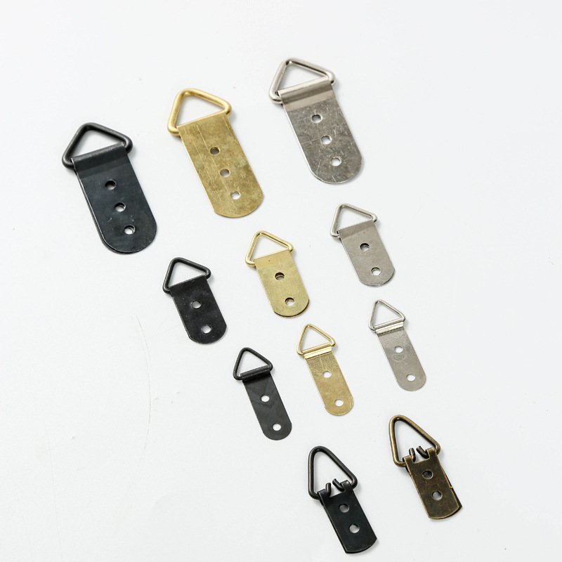 Photo frame back hanging buckle Hook hardware accessories triangle hook dark hanging oil painting frame hanging triangle pendant wholesale Photo frame back hanging buckle Hook hardware accessories triangle hook dark hanging oil painting frame hanging triangle pendant wholesale