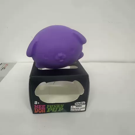 Squishy puppy toy - purple