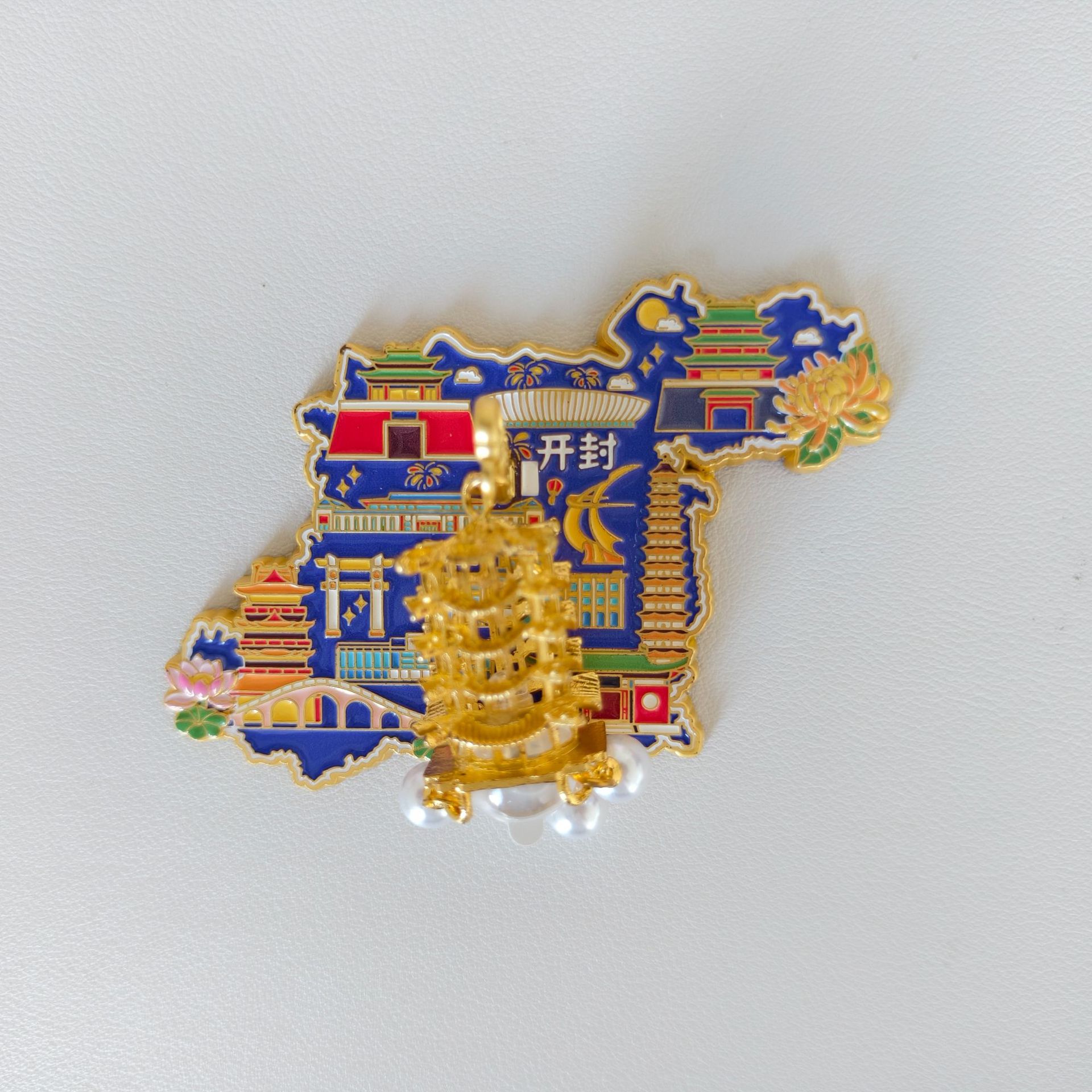 Original Kaifeng City Top selling Email Check in Moments Windmill Creative Cultural and Creative Tou