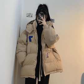 情侣棉衣女冬小个子加厚面包服2025新款轻薄派克服学生宽松棉服