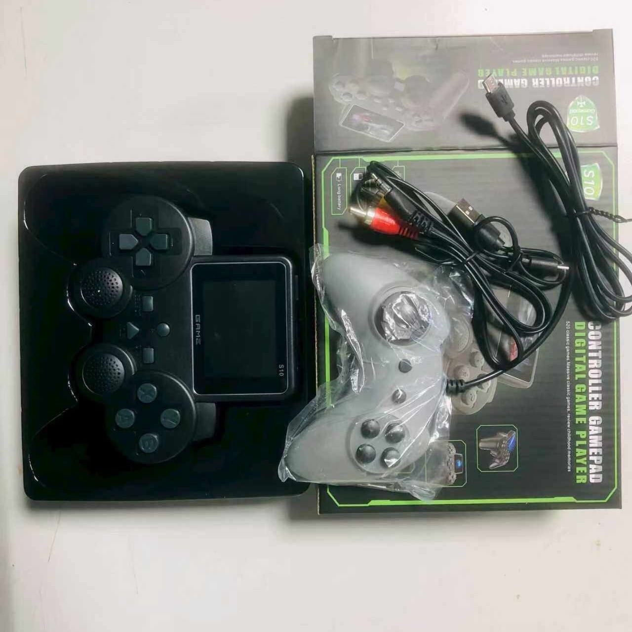 Consola de Juegos Portátil Retro S10 para Dos Jugadores con Juegos Clásicos