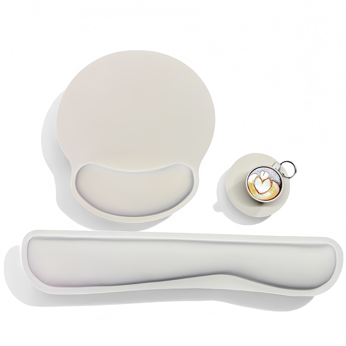 Memory Sponge Wrist Mouse Hand Bracket Set Wrist Bracket Anti-Deslizante Teclado Bracket image 6