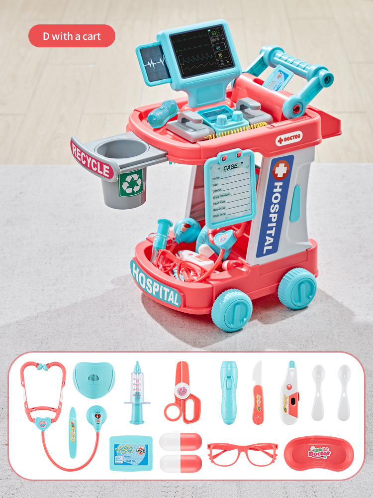 Niños pequeños médicos juegan juguetes para niños niñas niñas puzzle 3 - 6 años de edad 4 juegos de regalo de cumpleaños 5