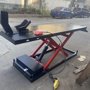 Kiçik motosikletlər üçün elektrik hidravlik qaldırıcı platforma, təmir iş masası.