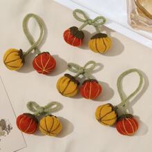 爆款布藝南瓜串裝飾配件diy半成品材料 酒店窗簾服裝帽子掛飾輔料