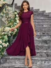 J 46641 Round Neck Sleeves Dress �ٽz�B��ȹ �羳����