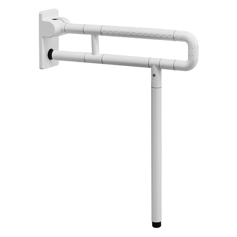 Усиленная складная поручень для туалета из нержавеющей стали для пожилых и людей с ограниченными возможностями, нескользящая, для безопасности в ванной.