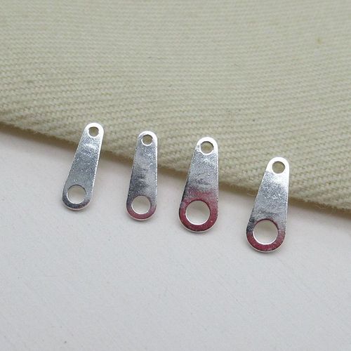 S925 sterling silver jewelry accessories silver buckle accessories chain logo brand