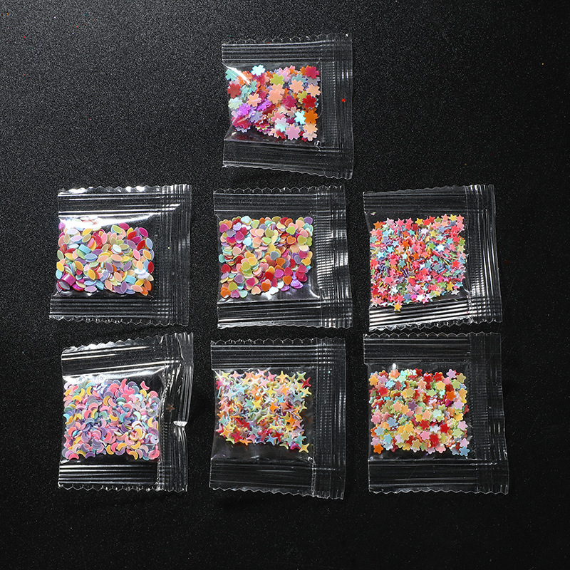 Internet Celebrity Fashion Creative Bright Sequins DIY Nail Art Stickers Mobile Phone Case Flow Linen Glue Decorations Clothing Materials Ingredients