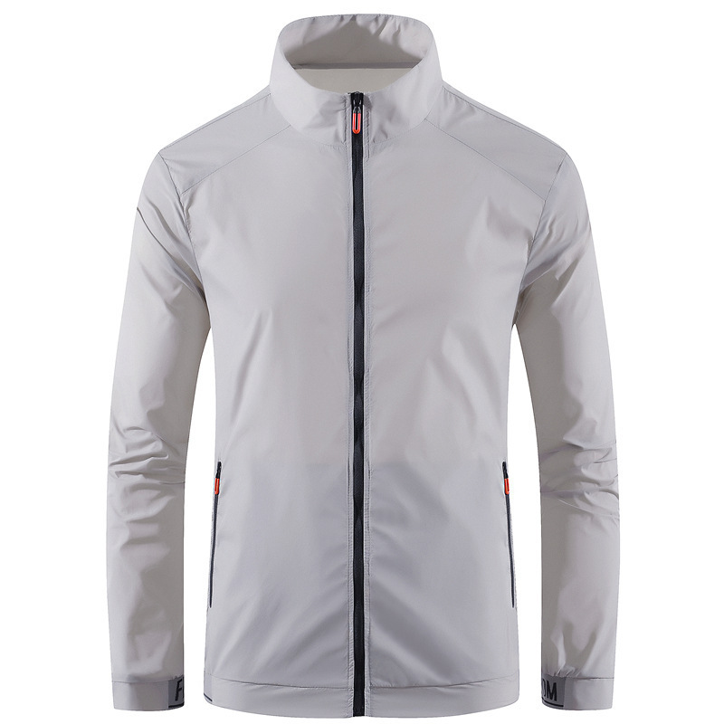 Ropa de protección solar para hombres de verano delgada seda de hielo transpirable para hombres al aire libre ropa de piel ligera de pesca ropa de protección solar chaqueta pareja image 7