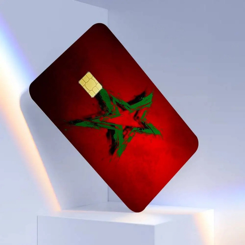 Calcomanía Impermeable para Tarjetas Bancarias de PVC Impermeable y Antideslizante para Tarjetas Bancarias