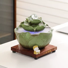 流水摆件;其他装饰摆件;香炉