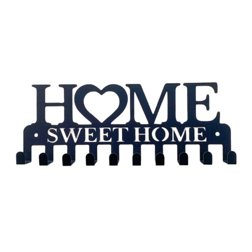 Home Decor Iron Craft Wall-Mounted Animal Rack, American-Style Metal Key Hooks & Storage Shelf
