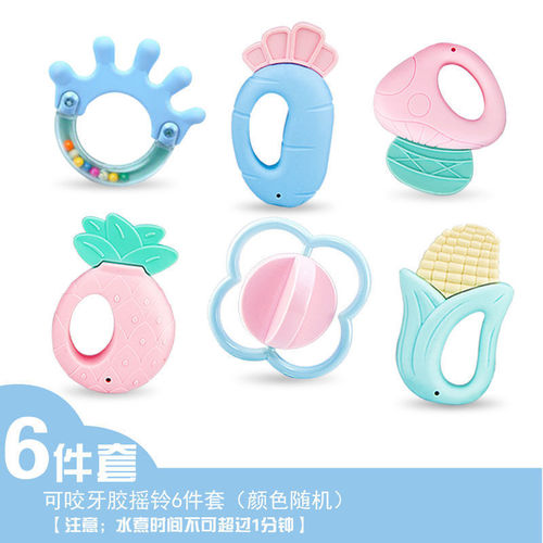 Baby toys teether early education 0-3-6 months baby newborn baby boy and girl hand rattle Manhattan