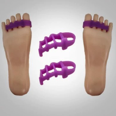 Разделитель для пальцев ног с четырьмя отверстиями