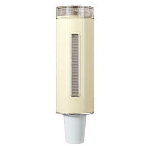 Disposable cup holder cup holder paper cup holder water dispenser dustproof cup holder wall-mounted double tube paper cup holder