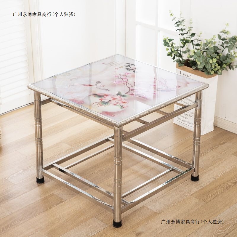 Sus304 Thickeneded Household Stainless Steel Fire Table Heating Rack Electric Stove Square Winter Foldableing Assembly Dining Table