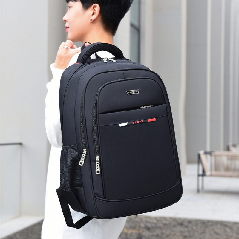Mochila de negocios 2025 nueva versión coreana al aire libre con mochila de viaje de gran capacidad mochila de hombro para estudiantes de secundaria y secundaria