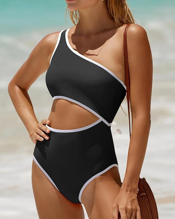 가장자리가 흰색인 검정색