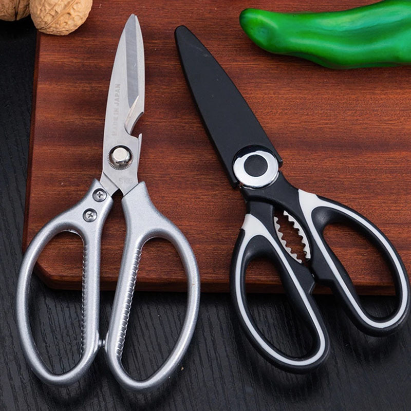 2021 New Multifunctional Kitchen Scissors Kitchen Household Stainless Steel Chicken Bone Scissors Kitchen Scissors Manufacturer Wholesale