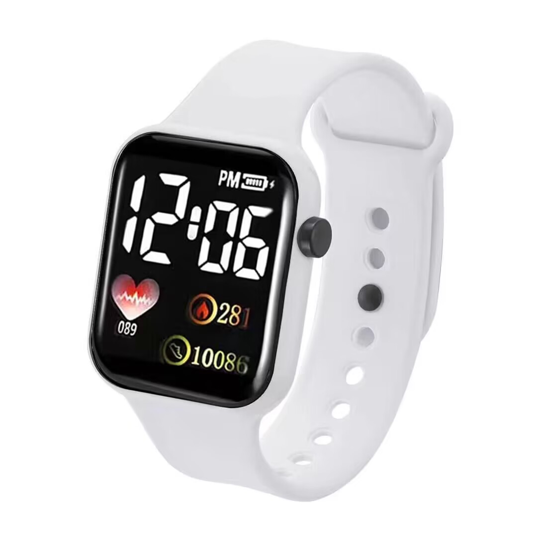 Comercio exterior transfronterizo LED reloj electrónico a prueba de agua pantalla táctil digital pareja estudiantes niños pulsera de voz cara simple generación