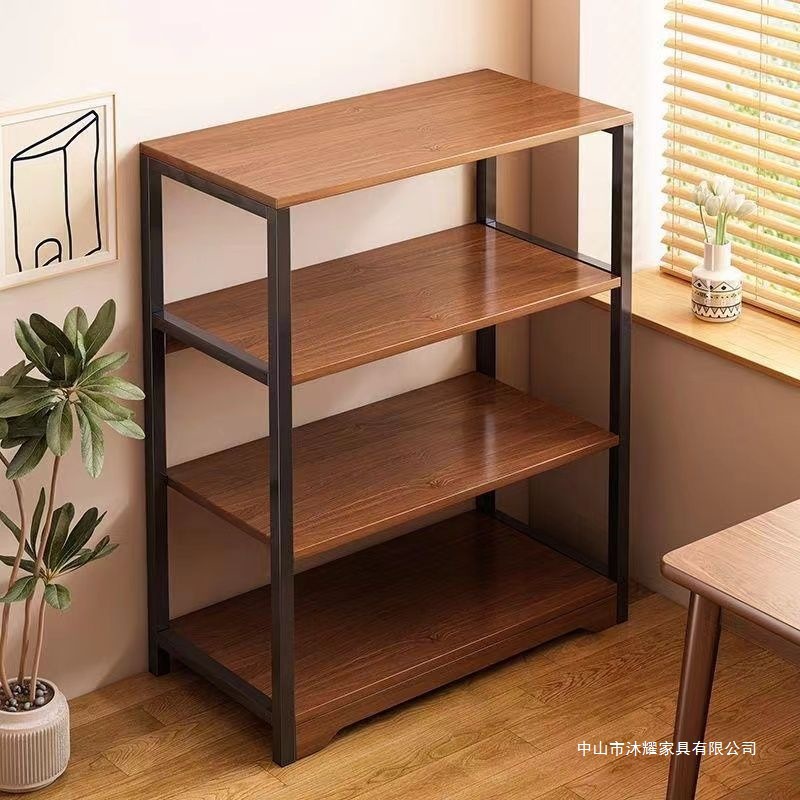 Jmo Multi-Layer Storage Bookshelf Floor-Standing Storage Rack Office Desk Shelf Rental House Sundry Rack Shelf