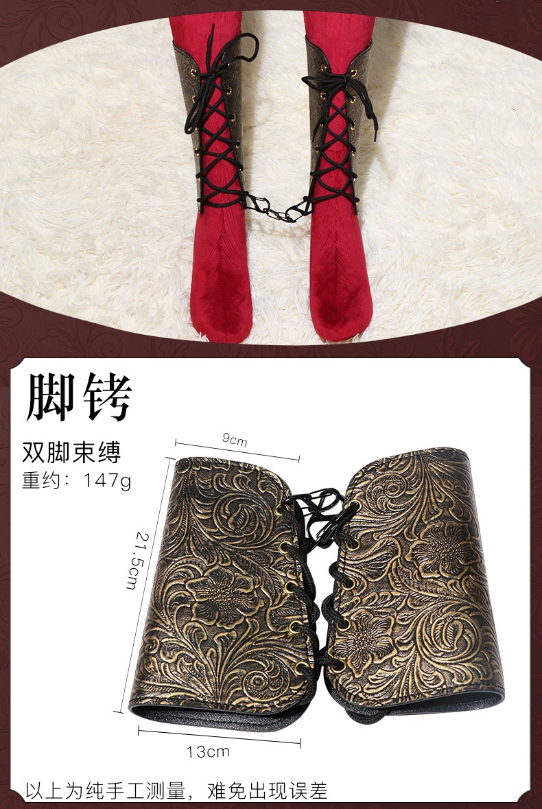 SM Faux Leather Bondage Kit with Hand and Foot Cuffs and Mouth Ball — detail image 43