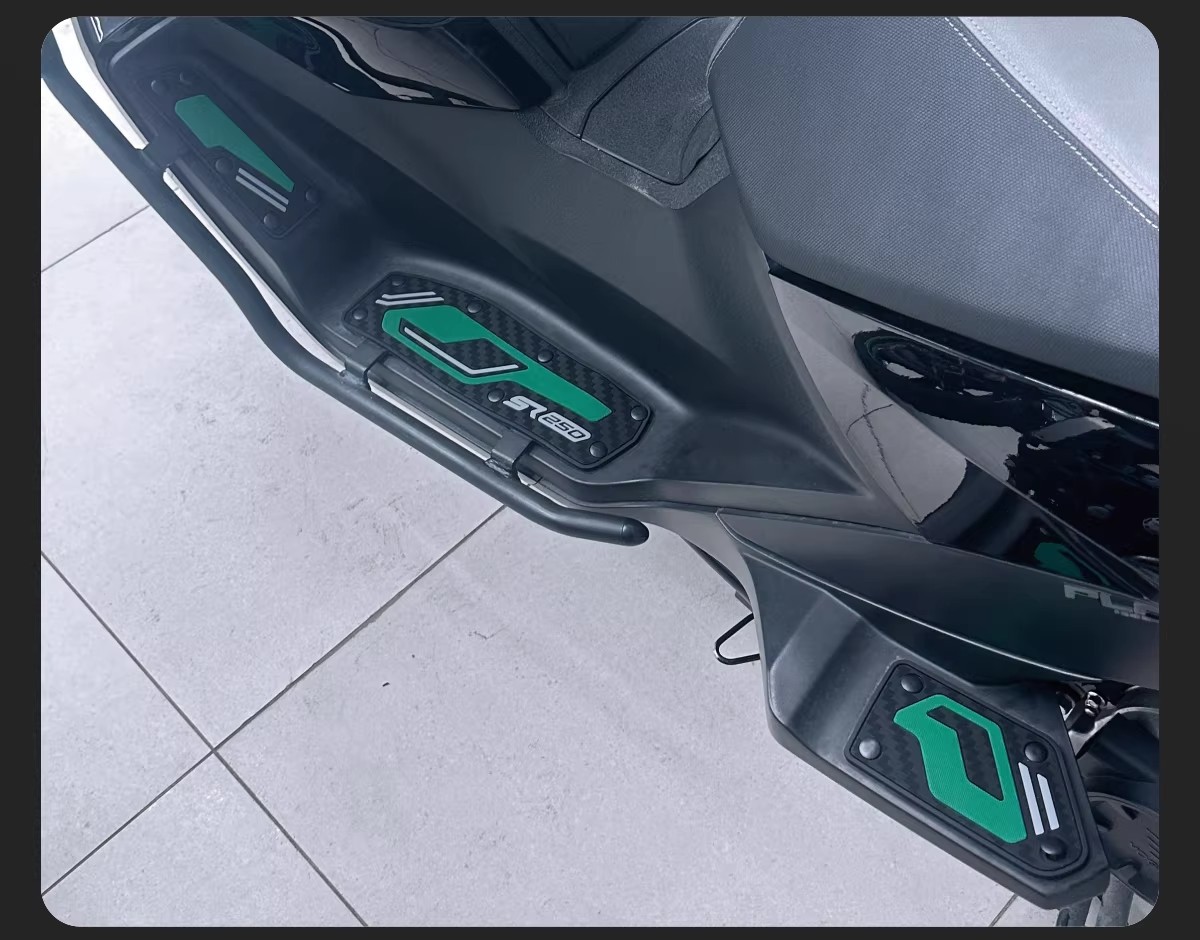 Suitable for Wuji Sr250Gt Latex Fuel Tank Sticker, Body Protection Sticker, Fishbone Waterproof Sticker, Film Modification Accessories