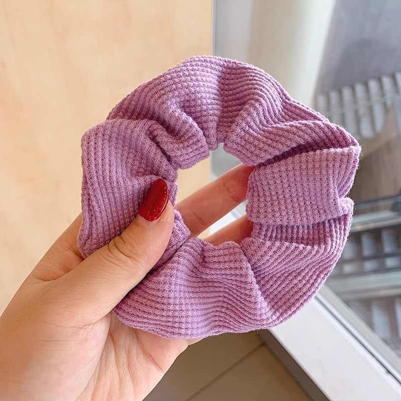 Primavera y verano coreanos, anillo de cabello de intestino grueso, nuevo tipo de cabello de cabello de cola de caballo, flor de bosque, cabello de sensación superior, adornos de cabello para mujeres