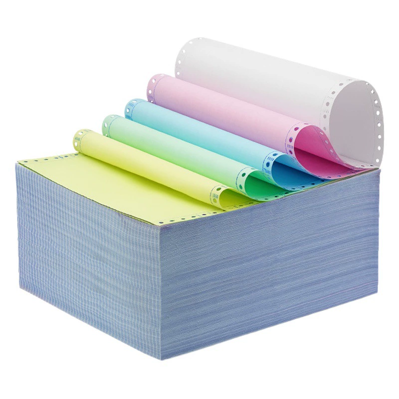 Бумага печатания иглы Тройка Двойная бумага печатания компьютера Двойная четырехшпиндельная двойная доставка края разрыва из списка продаж склада