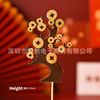 Restable Copyright Caichang Cake Decoration Display Golden ingot Caiyuan Guangjin Opening Business Xinglong Cake Account