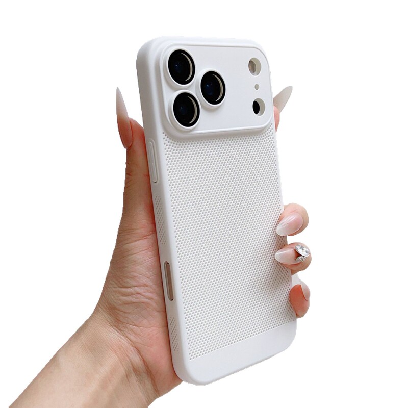 蜂窝散热适用苹果17Promax肤感简约手机壳iPhone16镜头膜全包防摔|undefined