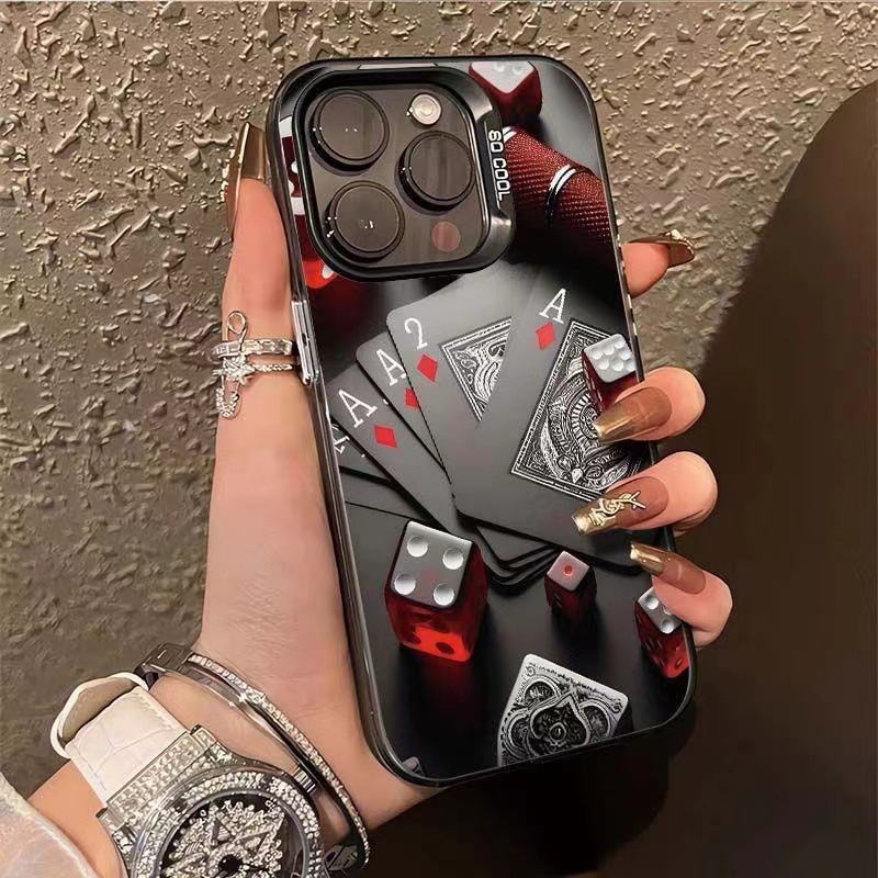 Poker Dice Suitable for Iphone17 Mobile Phone Case Apple 15Pro Trendy 14 Game 16Promax Stylish 12X
