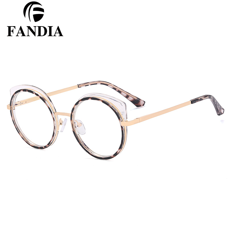 81089 nuevo marco completo gafas casuales marco femenino tendencia delgada cara gafas marco al por mayor miopía gafas anti luz azul