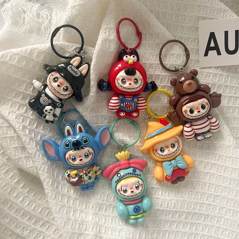 Cartoon Cross-Dressing Large Xiao Bu DIY Cream Glue Resin Accessories Mobile Phone Pendant Bag Clothing Decoration Pendant